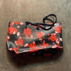 Victoria’s Secret Limited Edition 2019 Large Red Floral Rose Tote Bag